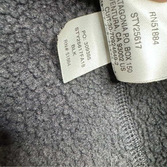 Patagonia Womens Quarter Zip Better Sweater Charcoal Gray M Embroidered - Picture 8 of 9